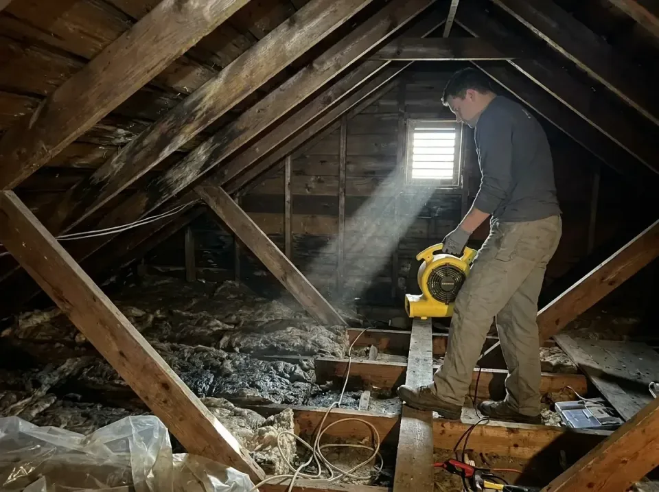 attic-water-damage-drying-proc-007 — frequently asked questions, Emergency Water Extraction & 24/7 Flood Response in Grinnel…